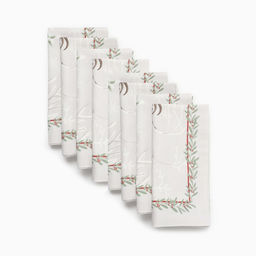 Набор новогодний Новогоднее чудо: скатерть 150?180 см 3 см с ВГМО, салфетка 40?40 см-8 шт., 100% хлопок