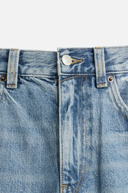 RIPPED BAGGY FIT DENIM BERMUDA SHORTS - Zara фото 8