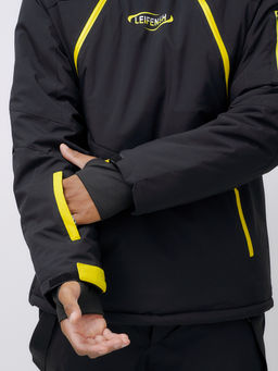 Горнолыжный костюм анорак мужской зимний черного цвета 389Ch - Leifensh фото 19