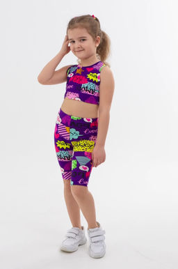 Летний костюм из бамбука для девочки Happyfox