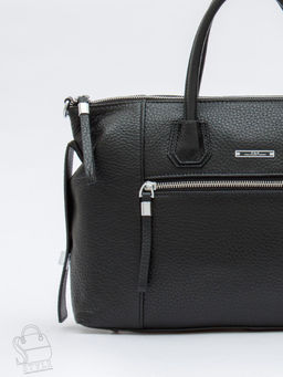 Сумка женская кожаная 1061C black Polina&Eiterou