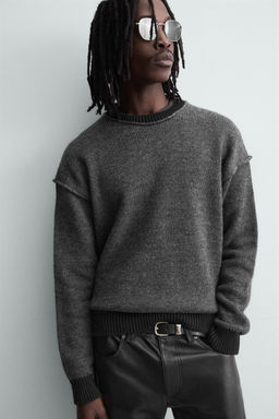 CONTRAST REVERSED SEAM JUMPER - Zara фото 6