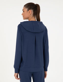 Lacivert Oversize Modal Kuma_ Sweatshirt - Pierre cardin фото 5
