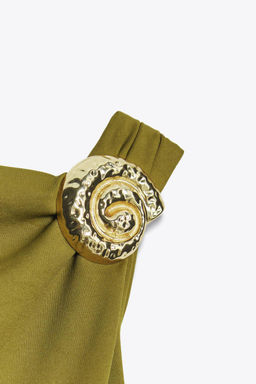SHELL POLYAMIDE DRESS - Zara фото 9