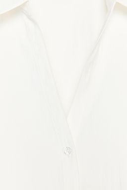 WIDE SHORT SLEEVE SHIRT - Zara фото 19