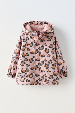 WATER-REPELLENT LINED MOON PRINT RAINCOAT - Zara фото 2