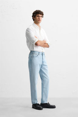 SLIM FIT TAPERED JEANS - Zara фото 4
