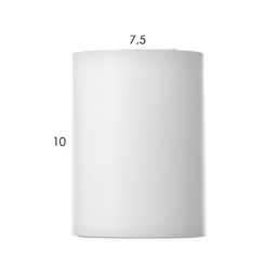 Светильник «Роллфи»LED 4000К 10 Вт DIM220 IP54 белый золото 7.5×7.5×10 см