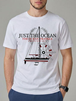 Футболка мужская арт. 02285/Sailboat