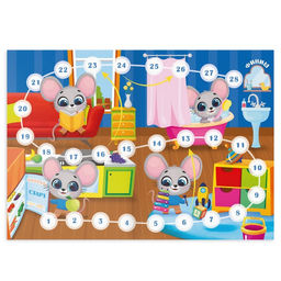 Цена за 2 шт. Настольная игра «Трекер здоровых привычек», 28 наклеек, 5+