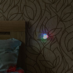 DTL-308-Сердечко/RGB/3LED/0,5W Светильник-ночник. Без выключателя. Блистер