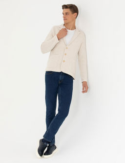 Трикотажный кардиган приталенного кроя Stone - Cacharel фото 4