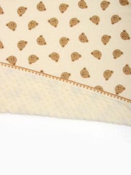 Плед «Этель. Медвежонок», 100×100 см, муслин двухслойный