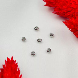 Бусины-разделители, спейсеры (10 шт) - Радуга самоцветов фото 2