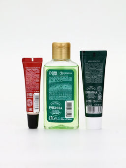 URAL LAB Арома Саунд Набор гель для душа, крем для рук и бальзам для губ, яблоко