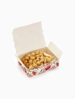 Подарочный набор Вдохновляй красотой: крем-мёд с клубникой и хлопком 30 г ? 2 шт., арахис в шоколадной глазури 100 г, чай чёрный с лесными ягодами 70 г, ло?... - Фабрика счастья фото 3