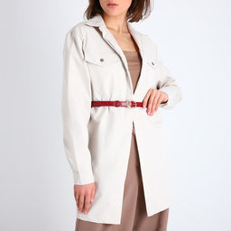 Ремень женский, ширина 2 см, винт, пряжка металл, цвет бордовый - Simaland фото 2