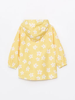 Kap??onlu Uzun Kollu Bask?l? K?z Bebek Ya?murluk - Waikiki фото 2