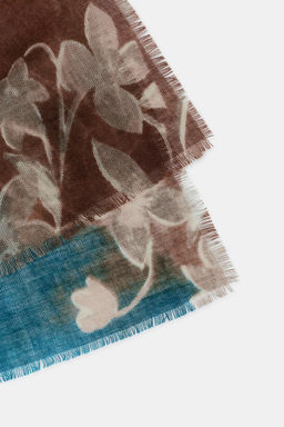 FLORAL PRINT SCARF - Zara фото 10