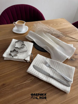 Полотенце вафельное ТВИЛ 38х60 пл. 270 гр/м2 (±5%) - Фабрика снов фото 2