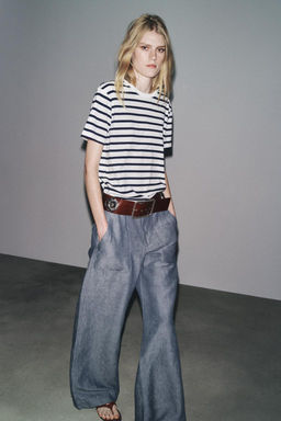 BASIC COTTON T-SHIRT - Zara фото 37