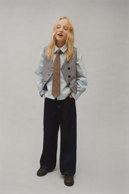 HOUNDSTOOTH TAILORED WAISTCOAT - Zara фото 5