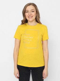 CRB wear/FSSW 60247-30 Футболка женская,желтый/Ex.Cherubino