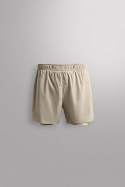 PANTALONES CORTOS RUNNING 2 EN 1 / Morado - Zara фото 8