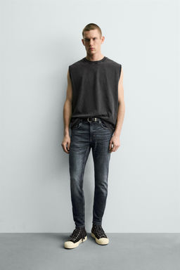 JEANS SKINNY FIT / Azul