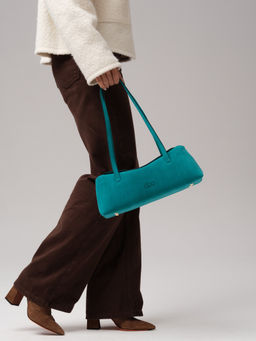 Замшевая сумка Raduy DBR 31127 зеленый изумруд фото 5