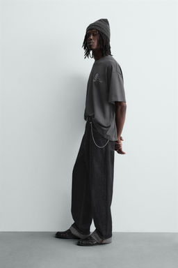 CONTRAST PRINT T-SHIRT - Zara фото 4