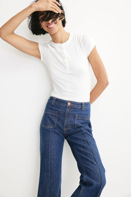 Pantalon denim con raya - H&m фото 3