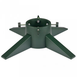 Подставка-оптима М для новогодней елки Финская, макс. высота дерева 2,1м, размер ствола 3-9см, чаша для воды 2,1л, размер 53,5х40,5х13см, вес 0,77кг, пластик, крепеж металл, цвет зеленый, в цветной коробке (Китай)