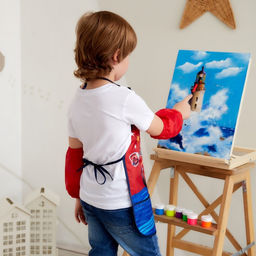 Фартук с нарукавниками детский «Тачки», 49×39 см