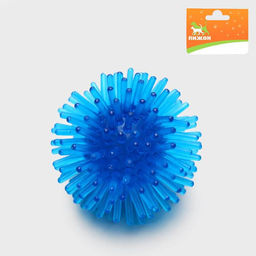 Цена за 5 шт. Шарик для кошек игольчатый, мягкий, 5 см, микс цветов (фасовка 5 шт), микс цветов