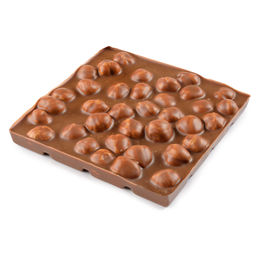 Неровный шоколад молочный с ФУНДУКОМ 80 гр - Chokodelika фото 3