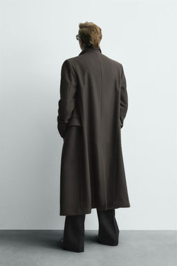 LIMITED EDITION MANTECO® WOOL BLEND DOUBLE-BREASTED COAT - Zara фото 3