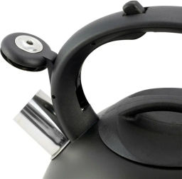 Чайник 2,5л из нержавеющей стали со свистком и ручкой из нейлона (100302) - Kamille фото 9