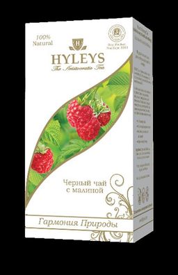 HYLEYS. Гармония природы. Малина (черный) карт.пачка, 25 пак.