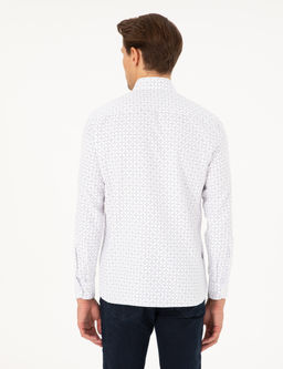 _ndigo Slim Fit Uzun Kollu G_mlek