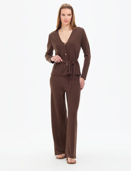 Kahverengi Comfort Fit Triko H_rka
