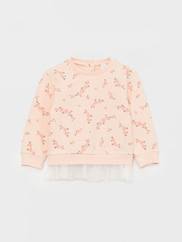 Bisiklet Yaka Uzun Kollu K?z Bebek Sweatshirt 2li - Waikiki фото 3