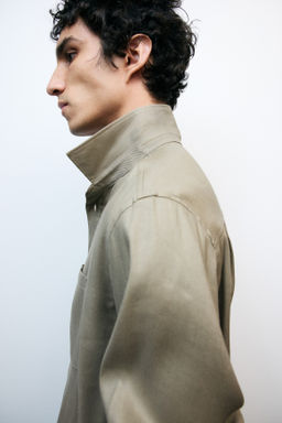 Camisa en mezcla de lino Easy Care Regular Fit - H&m фото 11