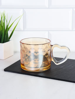 Цена за 2 шт. Кружка 350 мл Сердце / ZB1002H /уп 2/48/ ШТУЧНО шампань