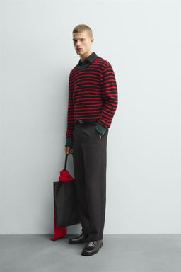 STRIPED JACQUARD JUMPER - Zara фото 4