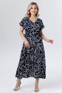 Платье штапель 6121/05/Синий - Rise фото 3