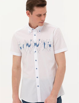 Lacivert Ex. Slim Fit K_sa Kollu G_mlek - Pierre cardin фото 4