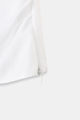 TOP POPEL?N MANGA GLOBO / Blanco - Zara фото 7