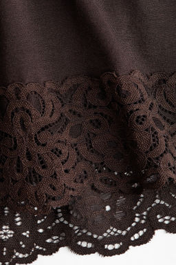 Vestido de punto con ribete de encaje - H&m фото 4