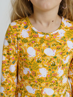 Платье Эля кролики на желтом - Sovalina фото 10